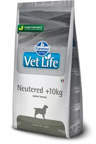 Сухой корм FARMINA VET LIFE Neutered для кастрированных, стерилизованных собак весом больше 10 кг
