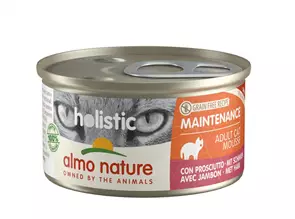 Консервы ALMO NATURE мусс для кошек с ветчиной (Holistic Cat wet Maintenance  - with Ham) 37593