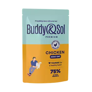 Пауч Buddy&Sol для взрослых кошек Курица в соусе ADULT CAT CHICKEN BS354
